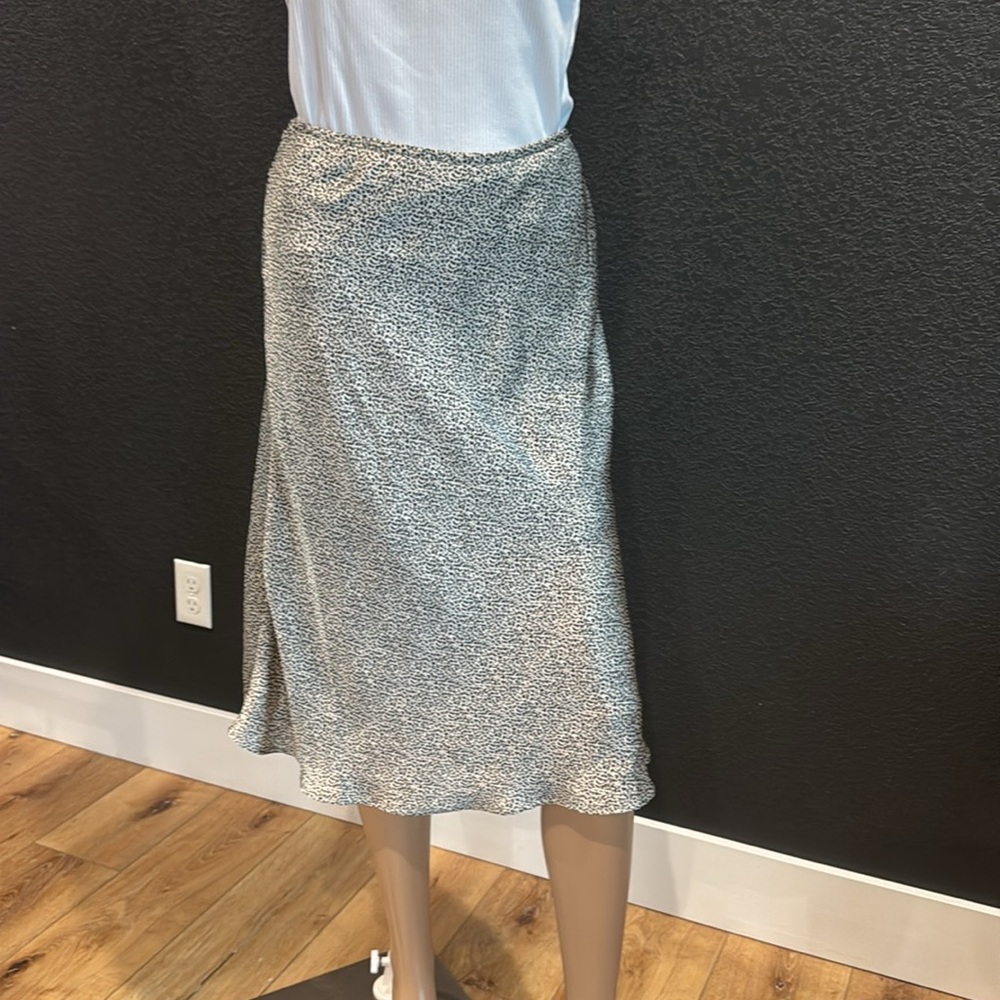 Sienna Sky Black and White Midi Skirt - Picture 6 of 7